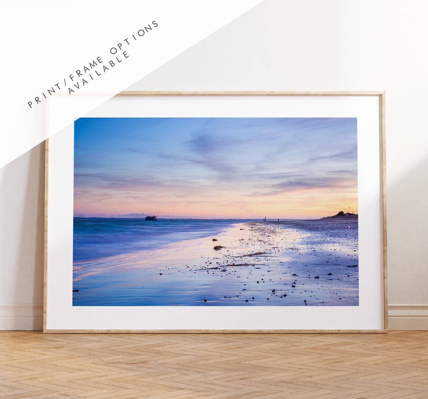 Southsea Beach - Photography Print - Portsmouth and Southsea Prints - Wall Art -  Frame and Canvas Options - Landscape