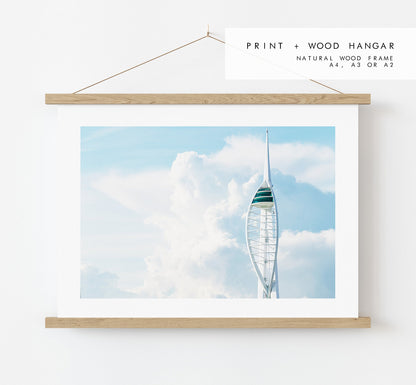 Spinnaker Tower - Photography Print - Portsmouth and Southsea Prints - Wall Art -  Frame and Canvas Options - Landscape