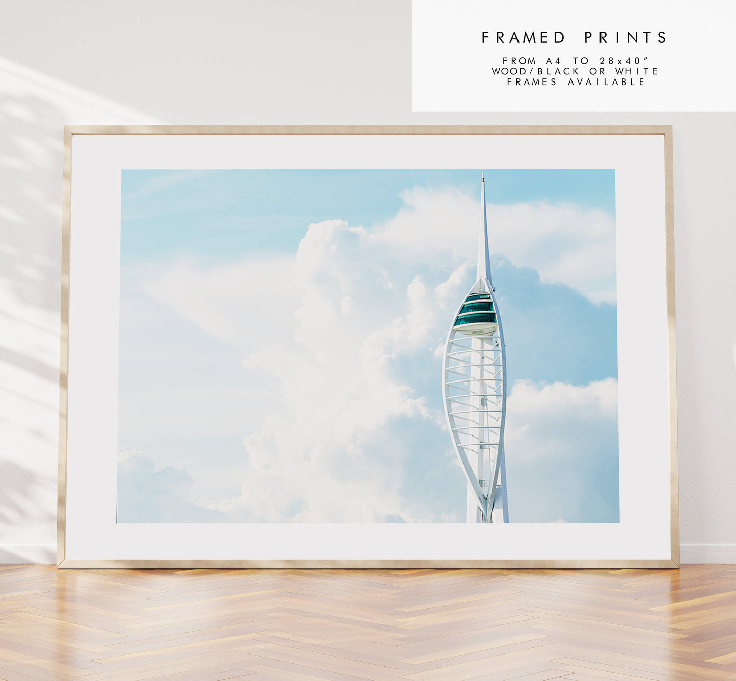 Spinnaker Tower - Photography Print - Portsmouth and Southsea Prints - Wall Art -  Frame and Canvas Options - Landscape