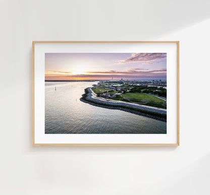 Southsea Seafront - Photography Print - Portsmouth and Southsea Prints - Wall Art -  Frame and Canvas Options - Landscape - Aerial