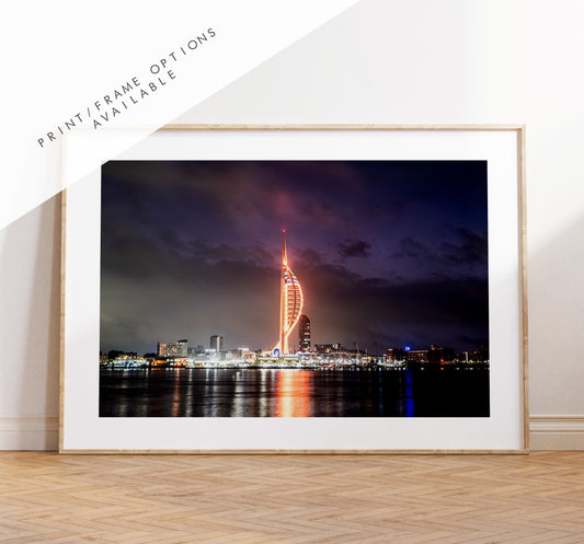 Spinnaker Tower - Photography Print - Portsmouth and Southsea Prints - Wall Art -  Frame and Canvas Options - Landscape