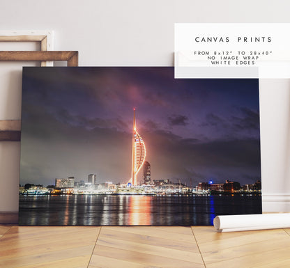 Spinnaker Tower - Photography Print - Portsmouth and Southsea Prints - Wall Art -  Frame and Canvas Options - Landscape