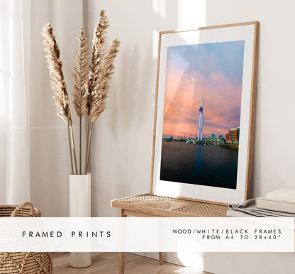 Southsea Print Set x3 - Sunsets - Photography Print Set - Portsmouth - Southsea - South Parade Pier - Spinnaker Tower - Southsea Seafront