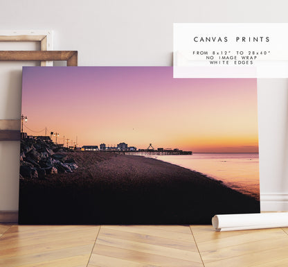 Southsea Sunrise - Photography Print - Portsmouth and Southsea Prints - Wall Art -  Frame and Canvas Options -  Landscape