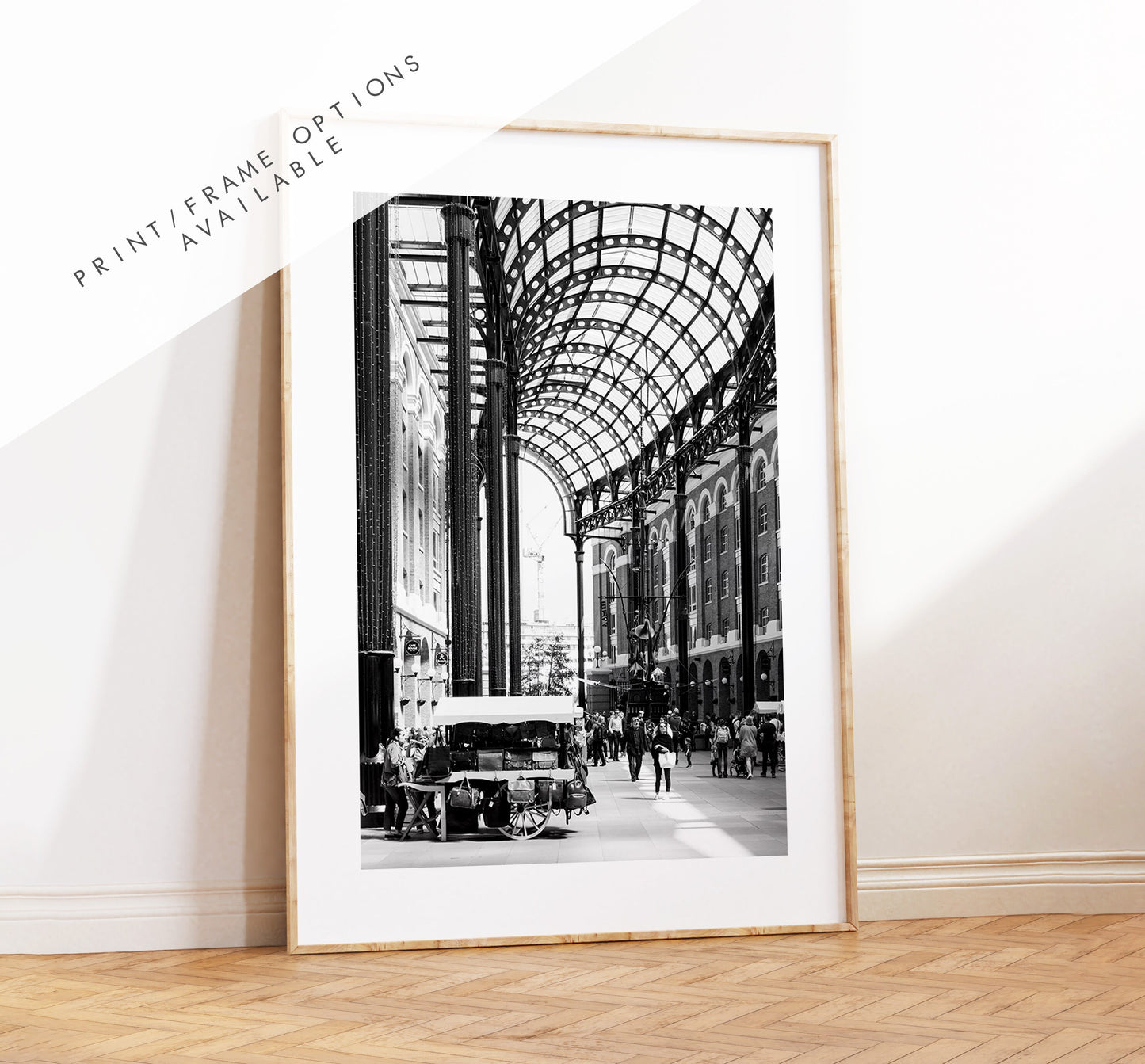 Hayes Galleria - London Photography Print - Fine Art Photography - London Print - Poster - Wall Art - Black and White - Monochrome