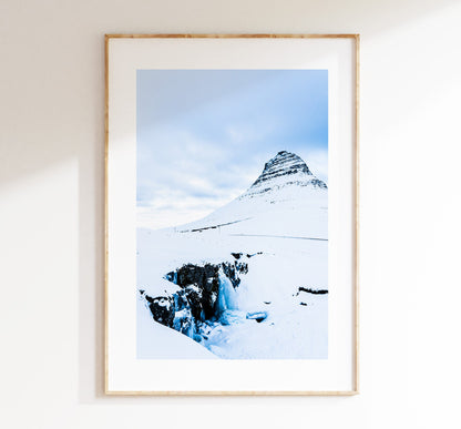 Kirkjufell Print - Iceland Photography Print - Iceland Wall Art - Iceland Poster - Snaefellsnes - Icelandic Mountain - Iceland Mountains