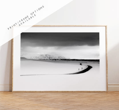 Thingvellir National Park - Iceland Photography Print - Iceland Wall Art - Iceland Poster - Black and White Photography - Landscape Wall Art