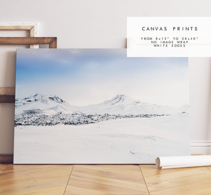 Northern Iceland - Iceland Photography Print - Iceland Wall Art - Iceland Poster - Landscape - Snaefellsness - Winter Landscape - Snow