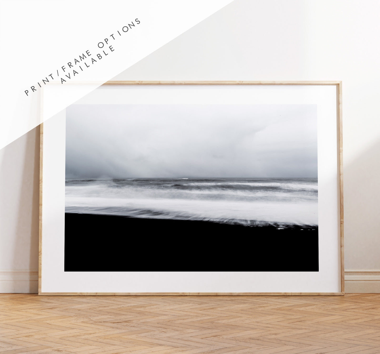 Stormy Seascape - Iceland Photography Print - Iceland Wall Art - Iceland Poster - Landscape - Storms - Sea - Atlantic - Contemporary - Seas