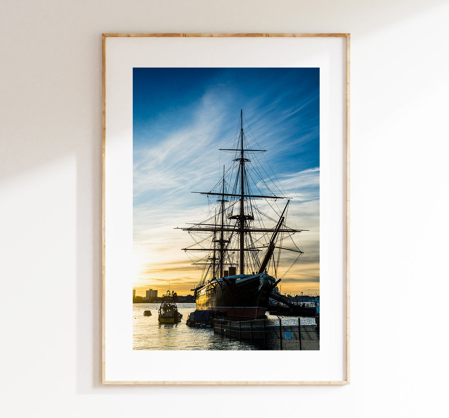 HMS Warrior - Photography Print - Portsmouth and Southsea Prints - Wall Art -  Frame and Canvas Options - Portrait