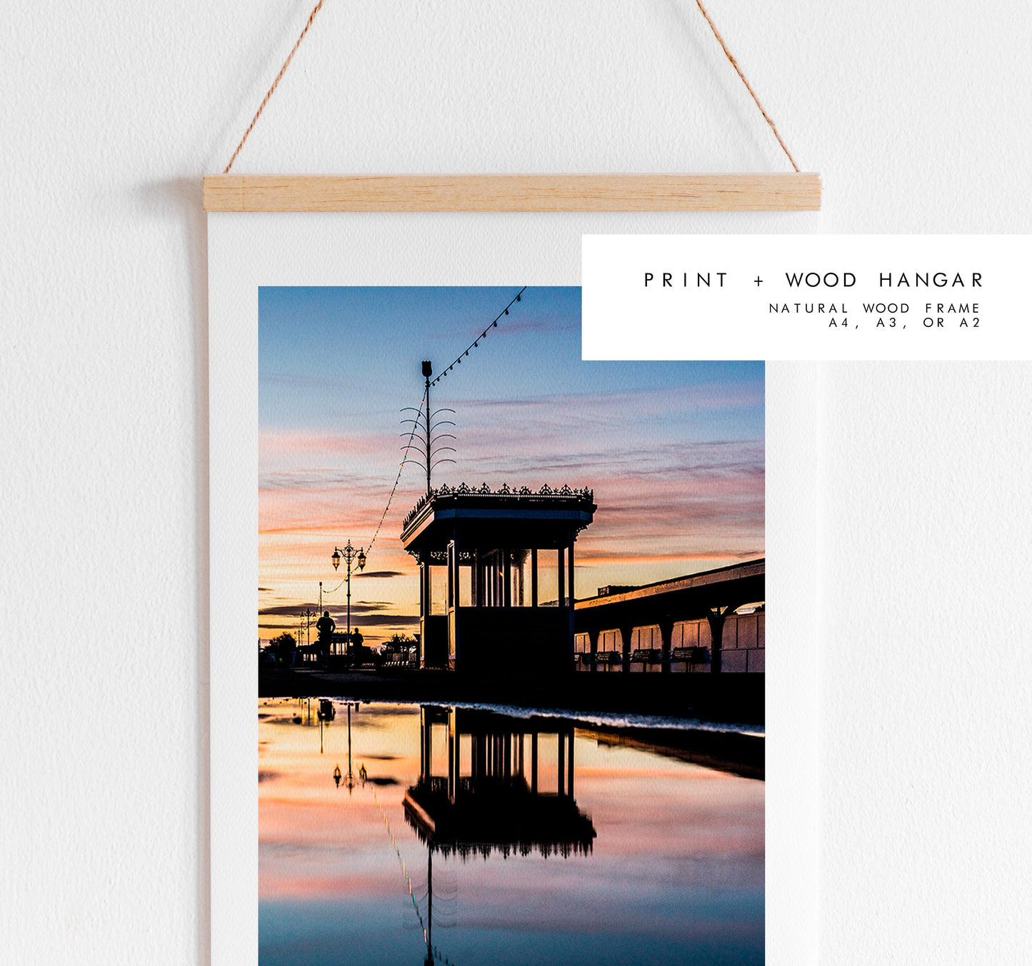 Southsea Shelters - Photography Print - Portsmouth and Southsea Prints - Wall Art -  Frame and Canvas Options - Portrait