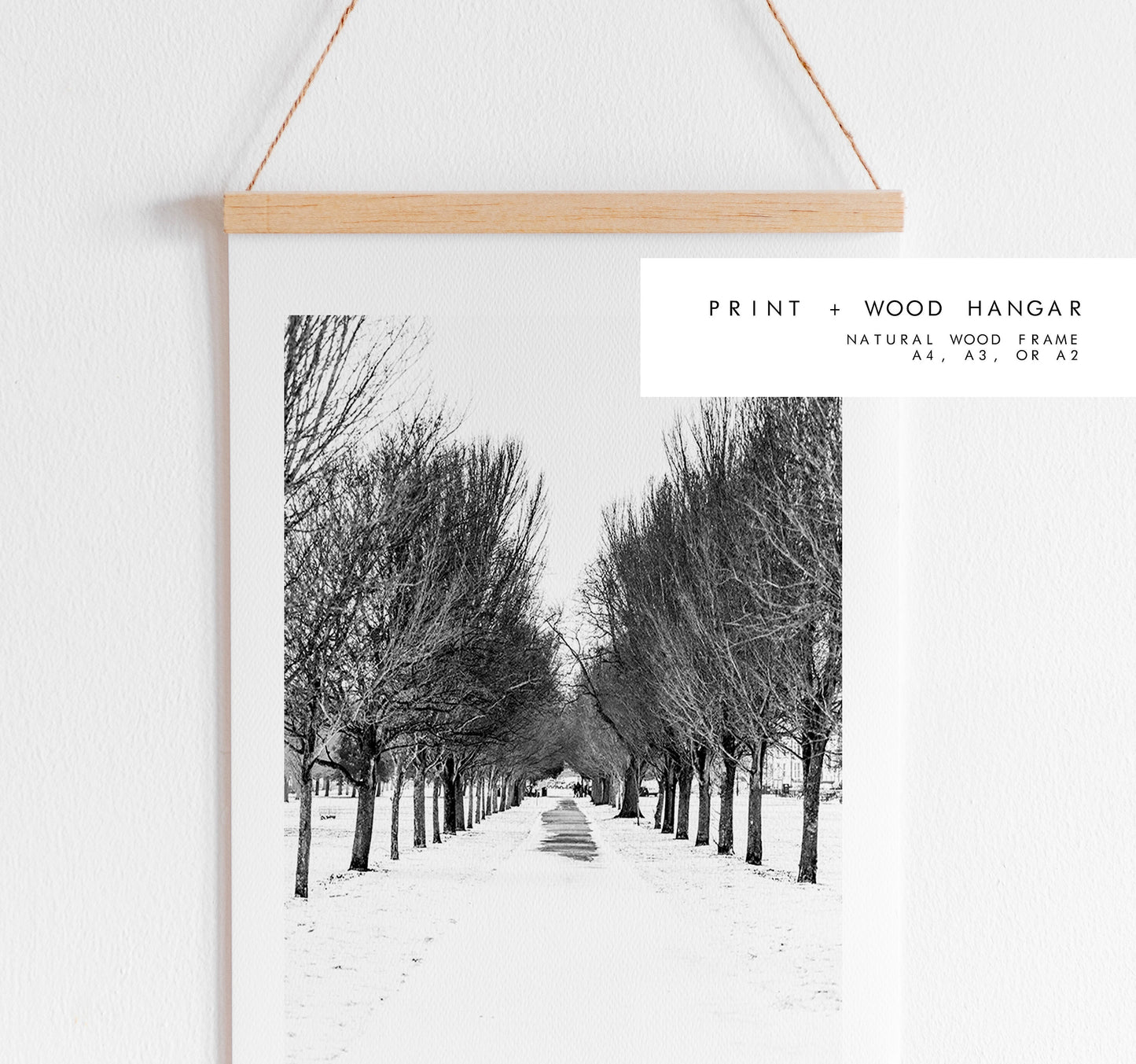 Snowy Southsea - Photography Print - Portsmouth and Southsea Prints - Wall Art -  Frame and Canvas Options - Portrait