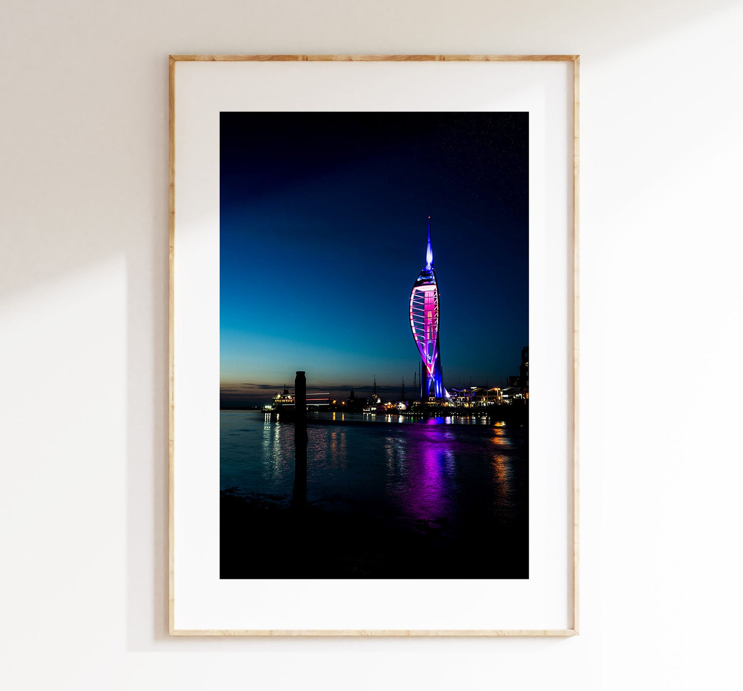 Spinnaker Tower Print - Photography Print - Portsmouth and Southsea Prints - Wall Art -  Frame and Canvas Options - Portrait