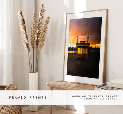 Southsea Print - Photography Print - Portsmouth and Southsea Prints - Wall Art -  Frame and Canvas Options - Portrait