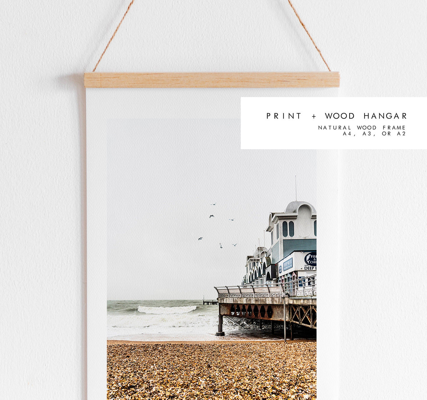 Southsea Pier - Photography Print - Portsmouth and Southsea Prints - Wall Art -  Frame and Canvas Options - Portrait