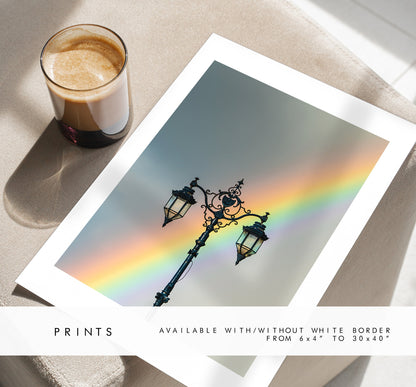 Southsea Rainbow - Photography Print - Portsmouth and Southsea Prints - Wall Art -  Frame and Canvas Options - Portrait