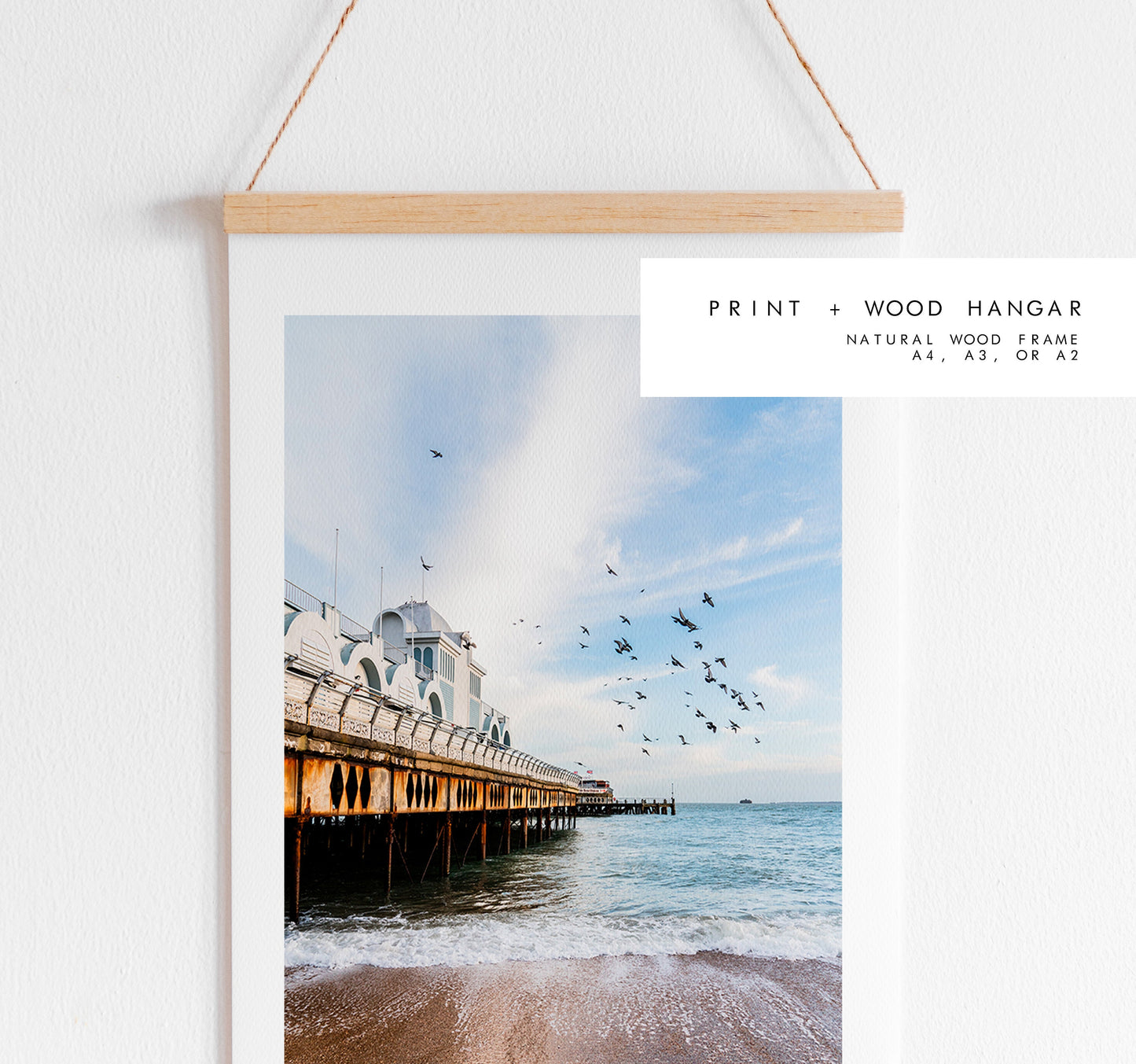 Southsea Print - Photography Print - Portsmouth and Southsea Prints - Wall Art -  Frame and Canvas Options - Portrait