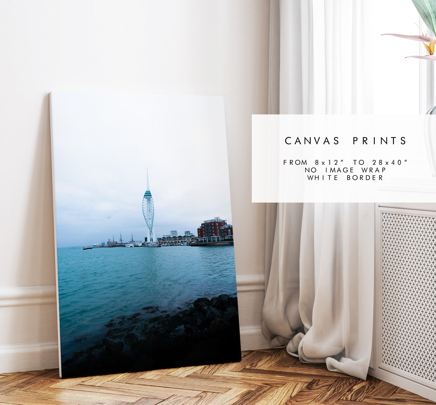 Spinnaker Tower - Photography Print - Portsmouth and Southsea Prints - Wall Art -  Frame and Canvas Options - Portrait