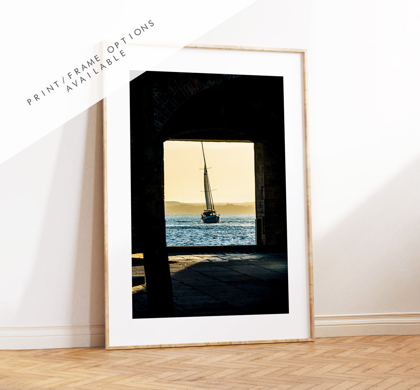 Hotwalls Sunset - Photography Print - Portsmouth and Southsea Prints - Wall Art -  Frame and Canvas Options - Portrait