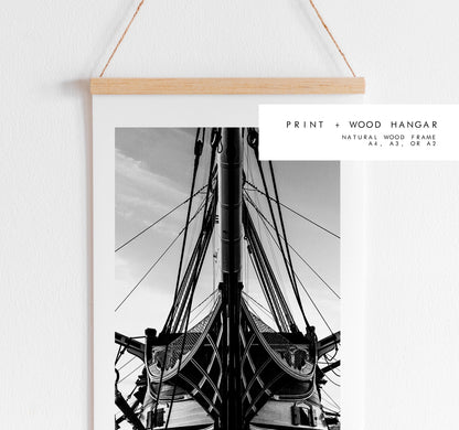 Victory - Photography Print - Portsmouth and Southsea Prints - Wall Art -  Frame and Canvas Options - Portrait - BW