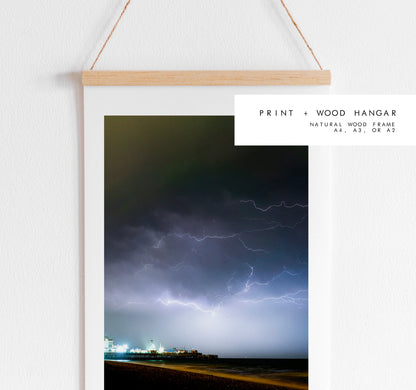 Southsea Storms - Photography Print - Portsmouth and Southsea Prints - Wall Art -  Frame and Canvas Options - Portrait