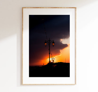 Southsea Sunsets - Photography Print - Portsmouth and Southsea Prints - Wall Art -  Frame and Canvas Options - Portrait