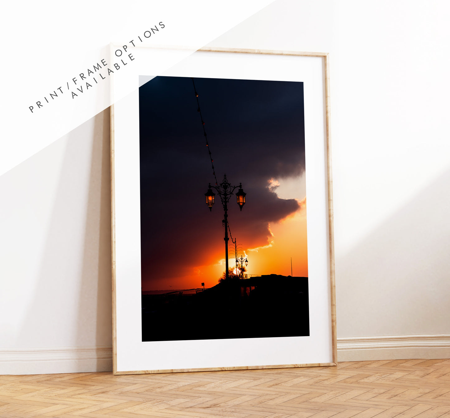 Southsea Sunsets - Photography Print - Portsmouth and Southsea Prints - Wall Art -  Frame and Canvas Options - Portrait