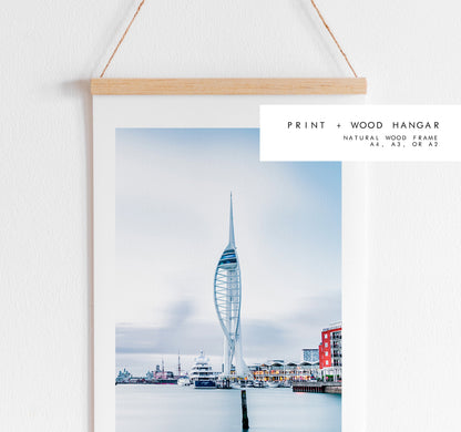 Spinnaker Tower - Photography Print - Portsmouth and Southsea Prints - Wall Art -  Frame and Canvas Options - Portrait