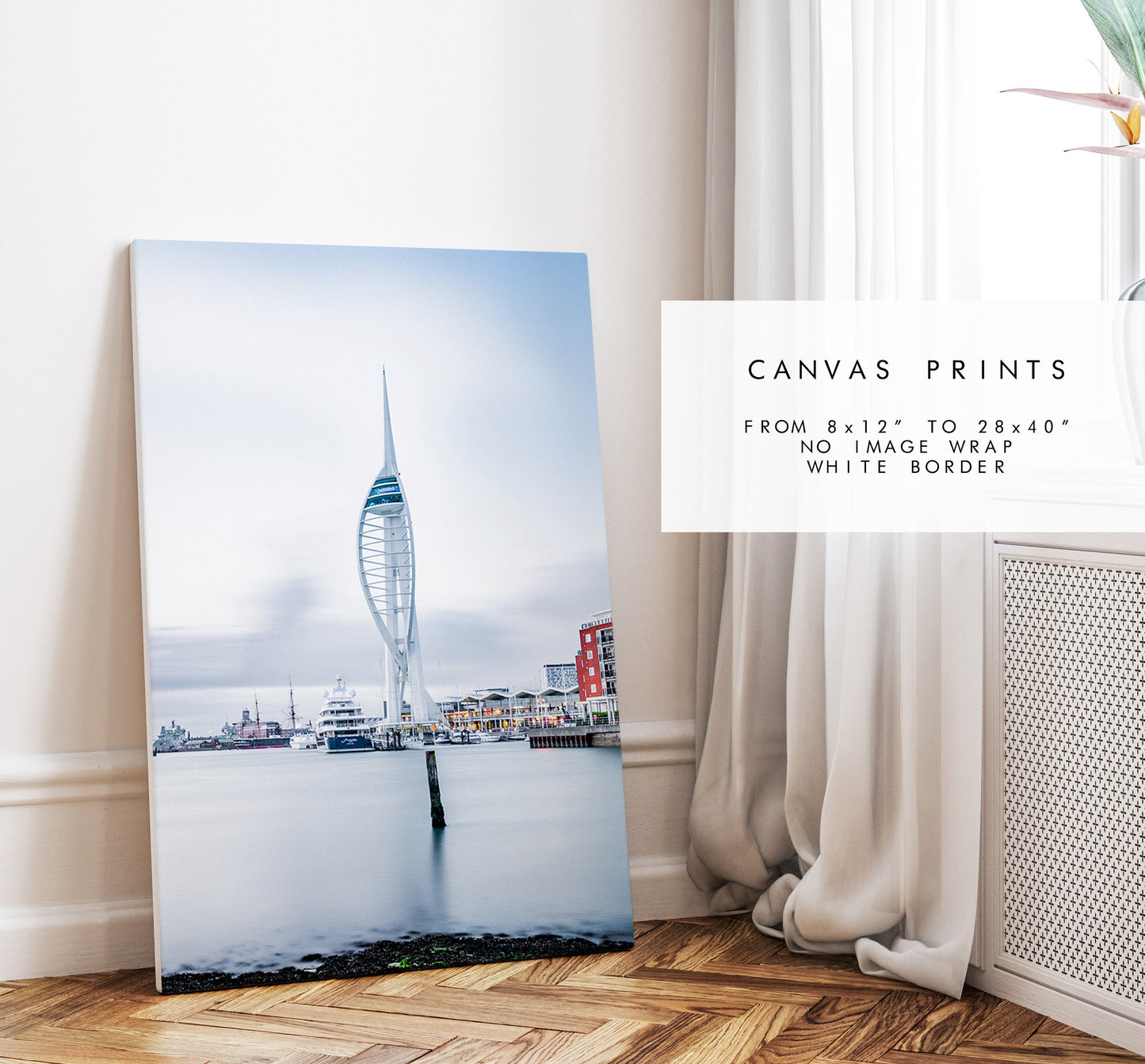 Spinnaker Tower - Photography Print - Portsmouth and Southsea Prints - Wall Art -  Frame and Canvas Options - Portrait