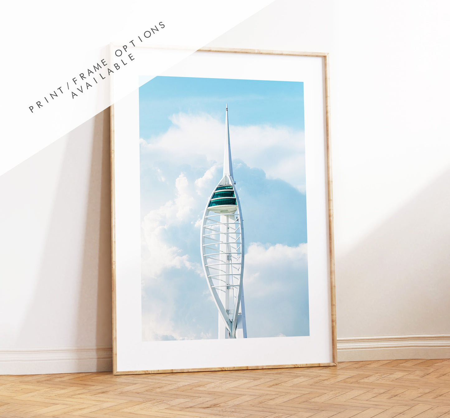 Spinnaker Tower - Photography Print - Portsmouth and Southsea Prints - Wall Art -  Frame and Canvas Options - Portrait