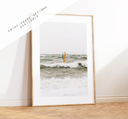 Eastney Beach - Photography Print - Portsmouth and Southsea Prints - Wall Art -  Frame and Canvas Options - Portrait