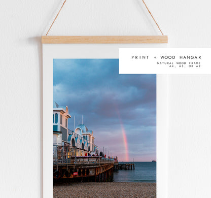 Southsea Rainbow - Photography Print - Portsmouth and Southsea Prints - Wall Art -  Frame and Canvas Options - Portrait