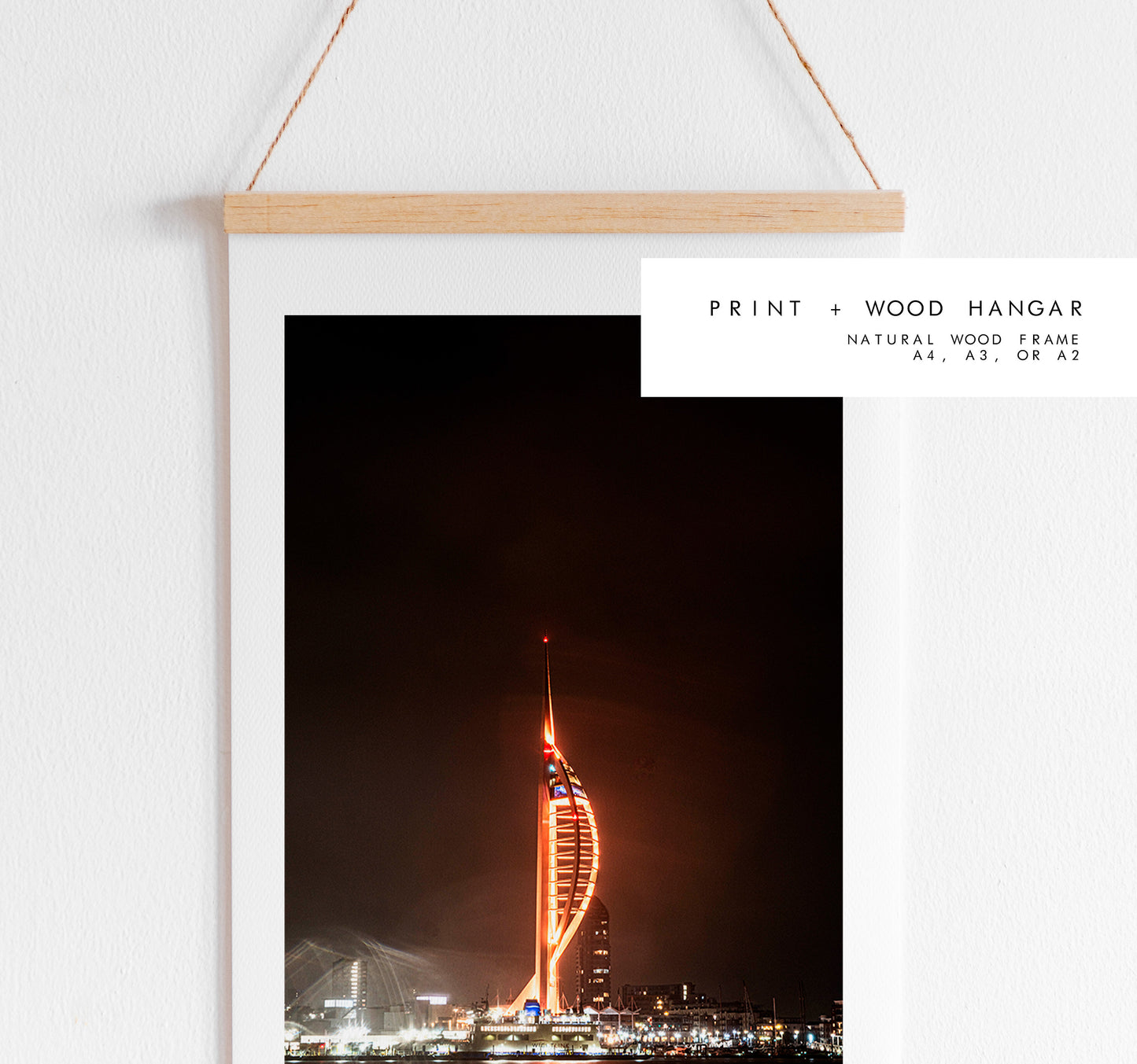 Spinnaker Tower Print - Photography Print - Portsmouth and Southsea Prints - Wall Art -  Frame and Canvas Options - Portrait