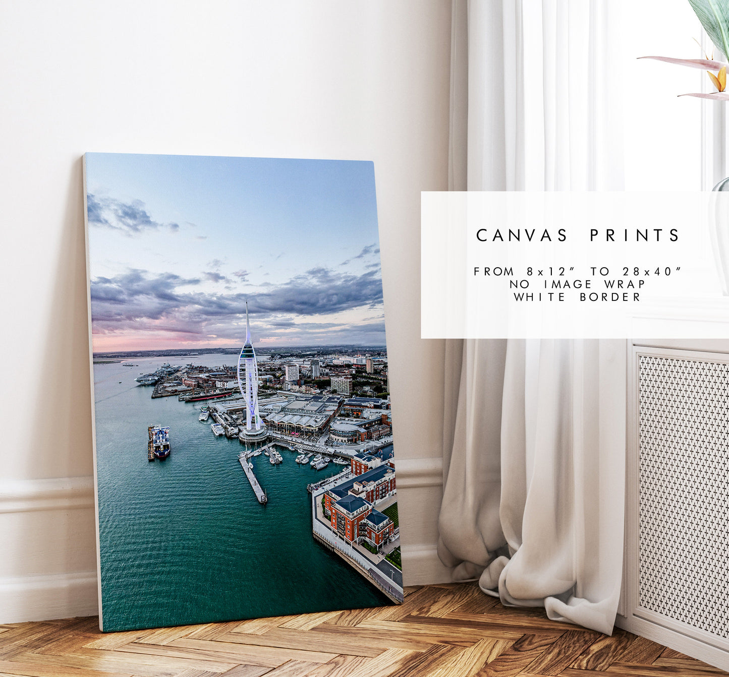 Spinnaker Tower - Photography Print - Portsmouth and Southsea Prints - Wall Art -  Frame and Canvas Options - Portrait