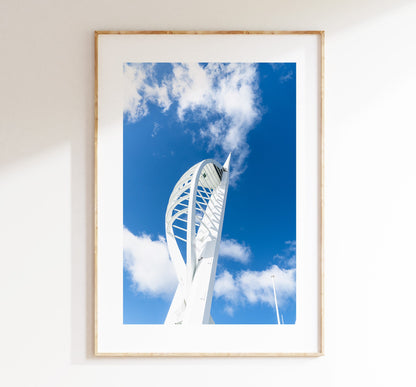 Spinnaker Tower - Photography Print - Portsmouth and Southsea Prints - Wall Art -  Frame and Canvas Options - Portrait