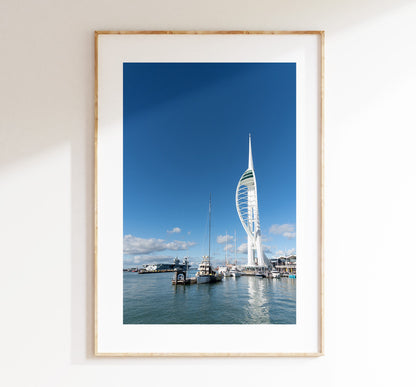 Spinnaker Tower - Photography Print - Portsmouth and Southsea Prints - Wall Art -  Frame and Canvas Options - Portrait