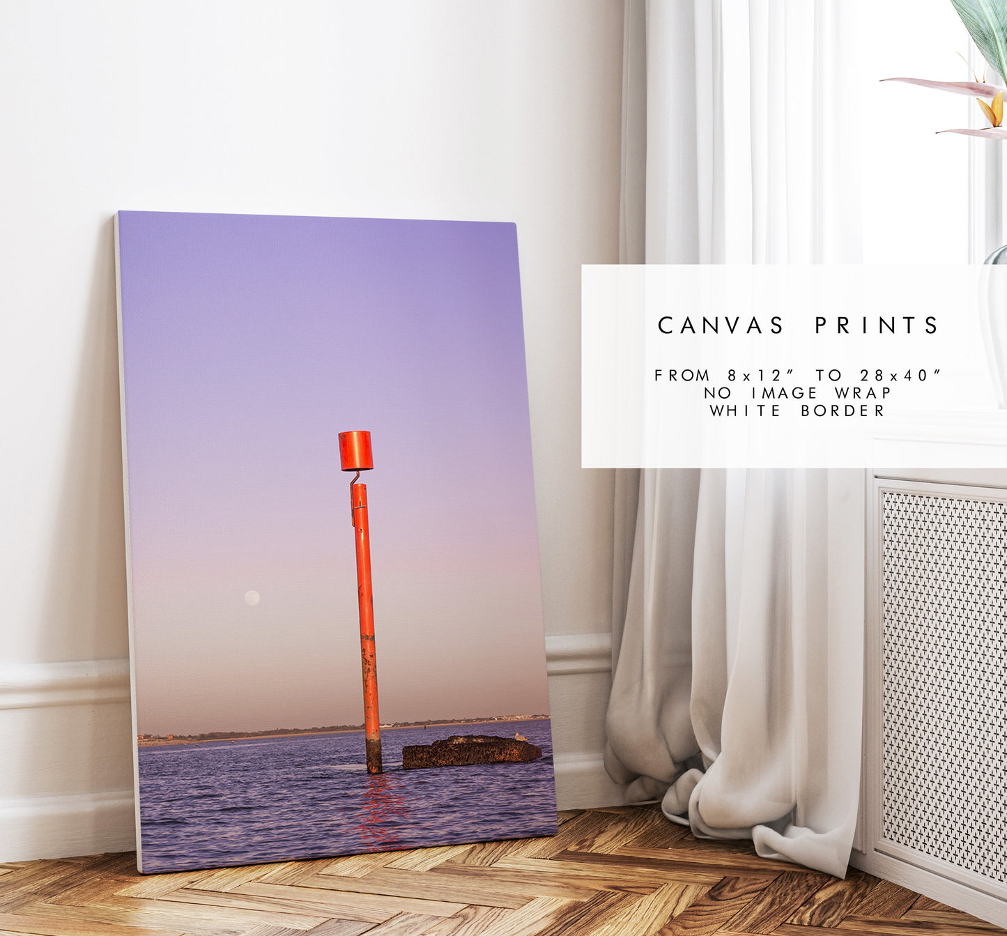 Eastney Beach - Photography Print - Portsmouth and Southsea Prints - Wall Art -  Frame and Canvas Options - Portrait