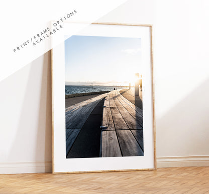 Southsea Seafront - Photography Print - Portsmouth and Southsea Prints - Wall Art -  Frame and Canvas Options - Portrait