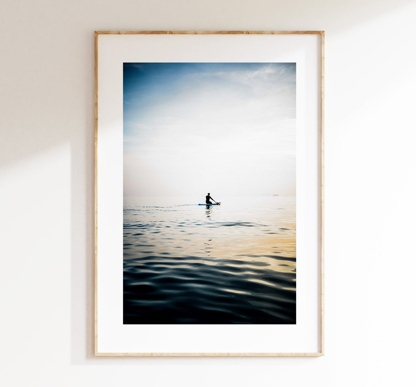 Paddleboarder Print - Photography Print - Portsmouth and Southsea Prints - Wall Art -  Frame and Canvas Options - Portrait