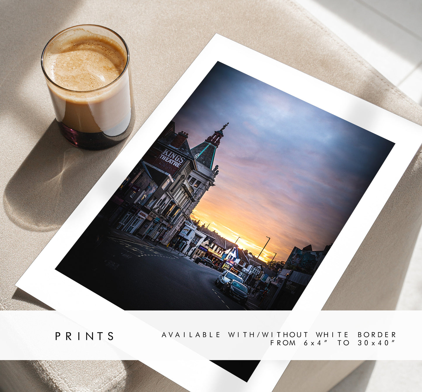 Albert Road - Photography Print - Portsmouth and Southsea Prints - Wall Art -  Frame and Canvas Options - Portrait