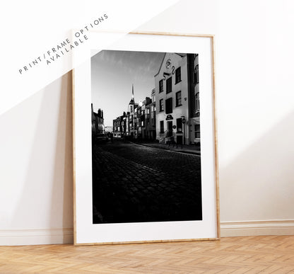 Old Portsmouth - Photography Print - Portsmouth and Southsea Prints - Wall Art -  Frame and Canvas Options - Portrait - BW