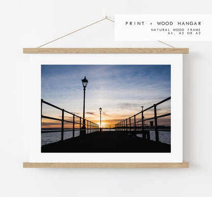 Hotwalls Pier - Photography Print - Portsmouth and Southsea Prints - Wall Art -  Frame and Canvas Options - Landscape