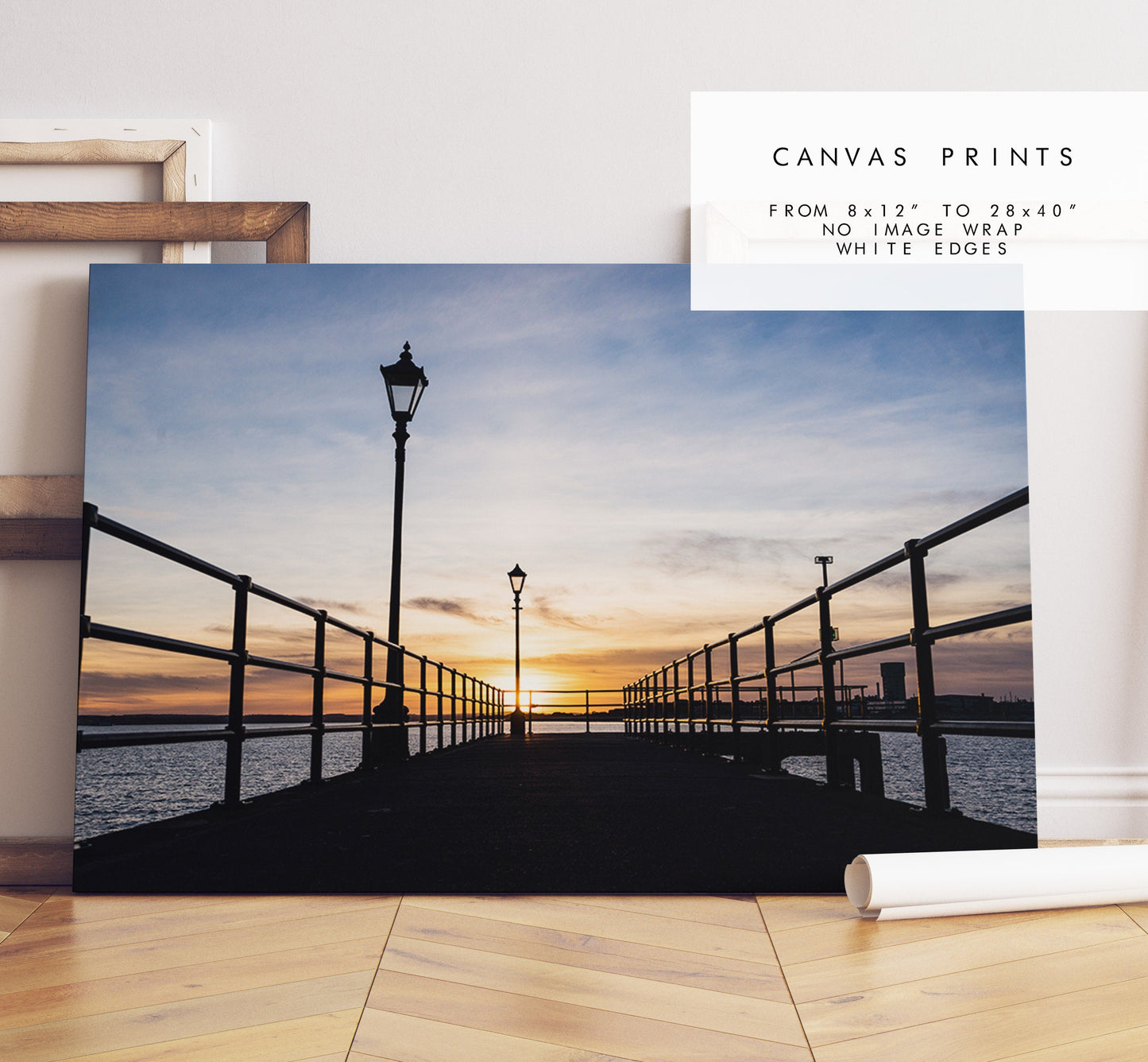 Hotwalls Pier - Photography Print - Portsmouth and Southsea Prints - Wall Art -  Frame and Canvas Options - Landscape