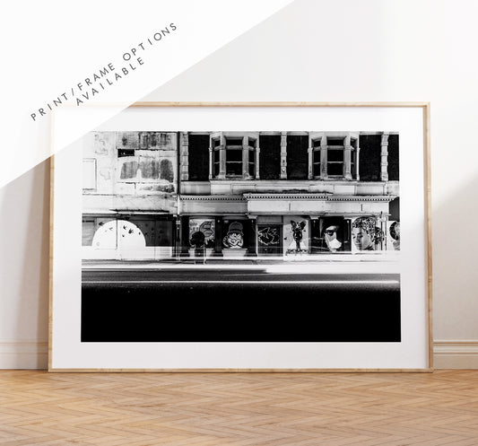 Southsea Streets - Photography Print - Portsmouth and Southsea Prints - Wall Art -  Frame and Canvas Options - Landscape - BW