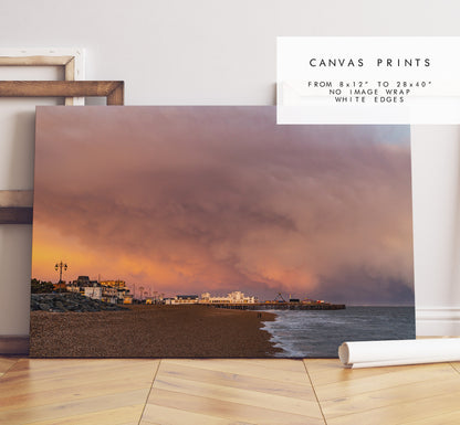 Southsea Beach - Photography Print - Portsmouth and Southsea Prints - Wall Art -  Frame and Canvas Options - Landscape