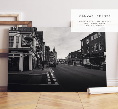 Albert Road - Photography Print - Portsmouth and Southsea Prints - Wall Art -  Frame and Canvas Options - Landscape - BW