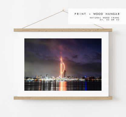 Spinnaker Tower - Photography Print - Portsmouth and Southsea Prints - Wall Art -  Frame and Canvas Options - Landscape