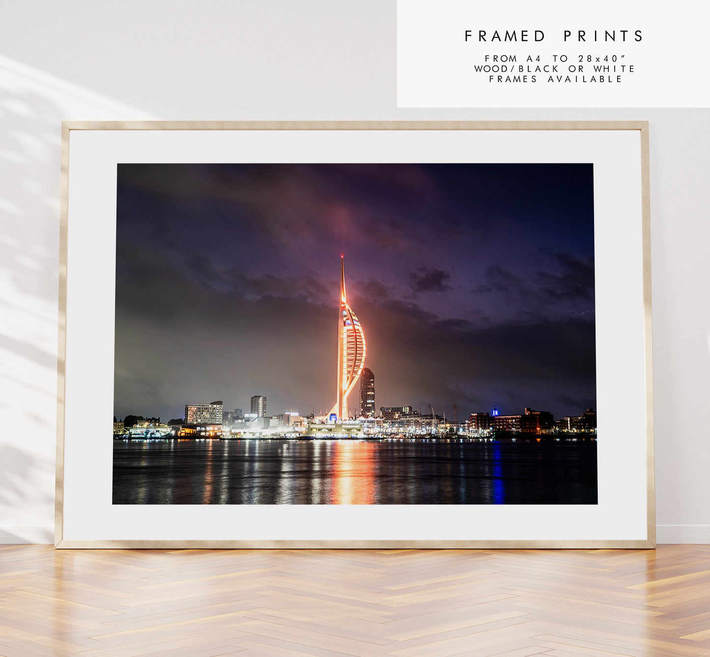 Spinnaker Tower - Photography Print - Portsmouth and Southsea Prints - Wall Art -  Frame and Canvas Options - Landscape