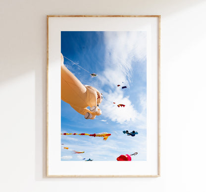 Southsea Kite Festival - Photography Print - Portsmouth and Southsea Prints - Wall Art -  Frame and Canvas Options - Portrait