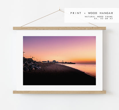 Southsea Sunrise - Photography Print - Portsmouth and Southsea Prints - Wall Art -  Frame and Canvas Options -  Landscape